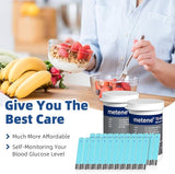 Metene TD-4116 Blood Glucose Test Strips – 100 Count