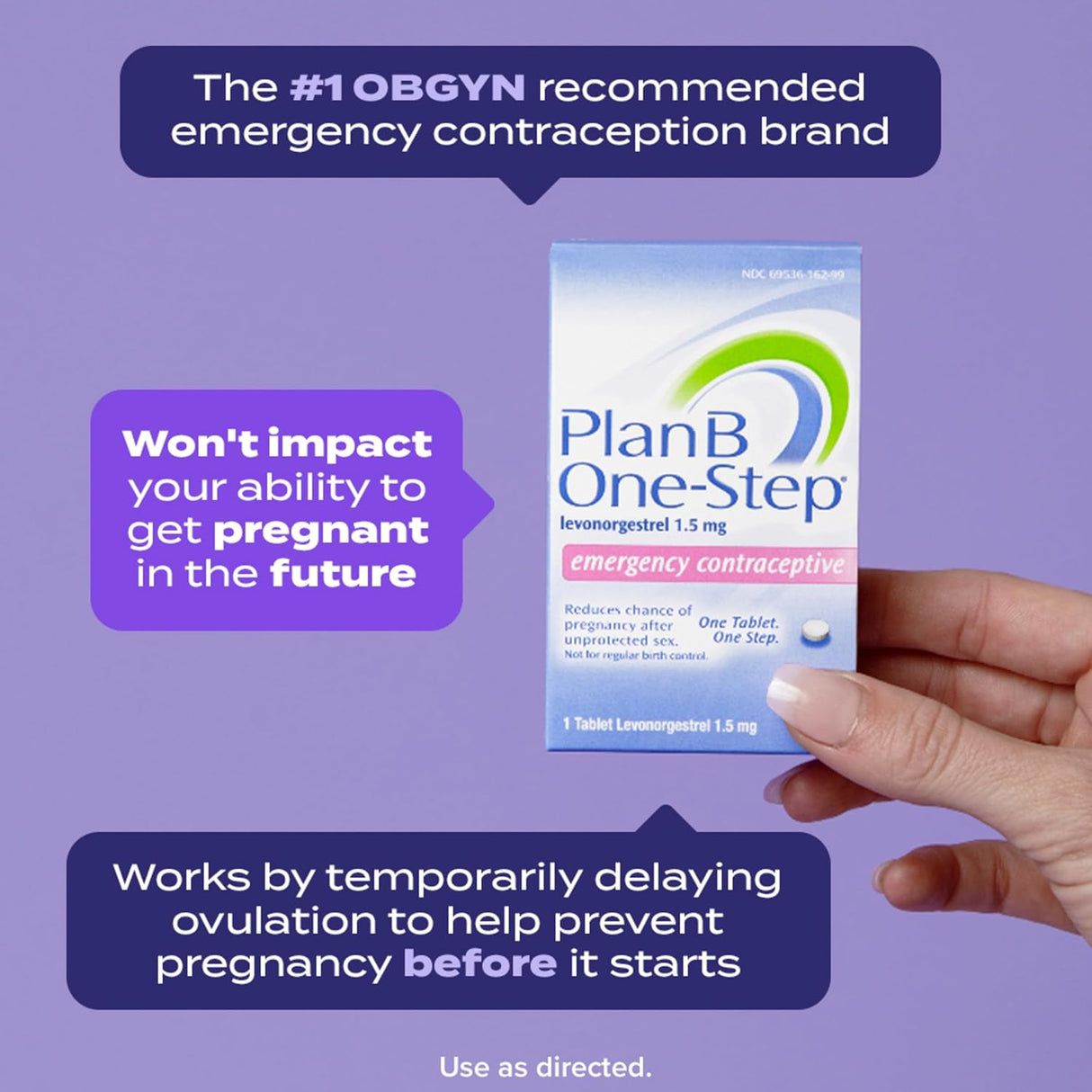 Plan B One-Step Emergency Contraceptive Tablet (1.5 mg)