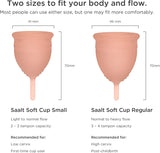 Saalt Soft Menstrual Cup – Small Desert Blush (Reusable)