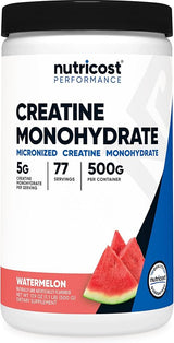 Nutricost Creatine Monohydrate – Micronized Powder, Flavored (500g)
