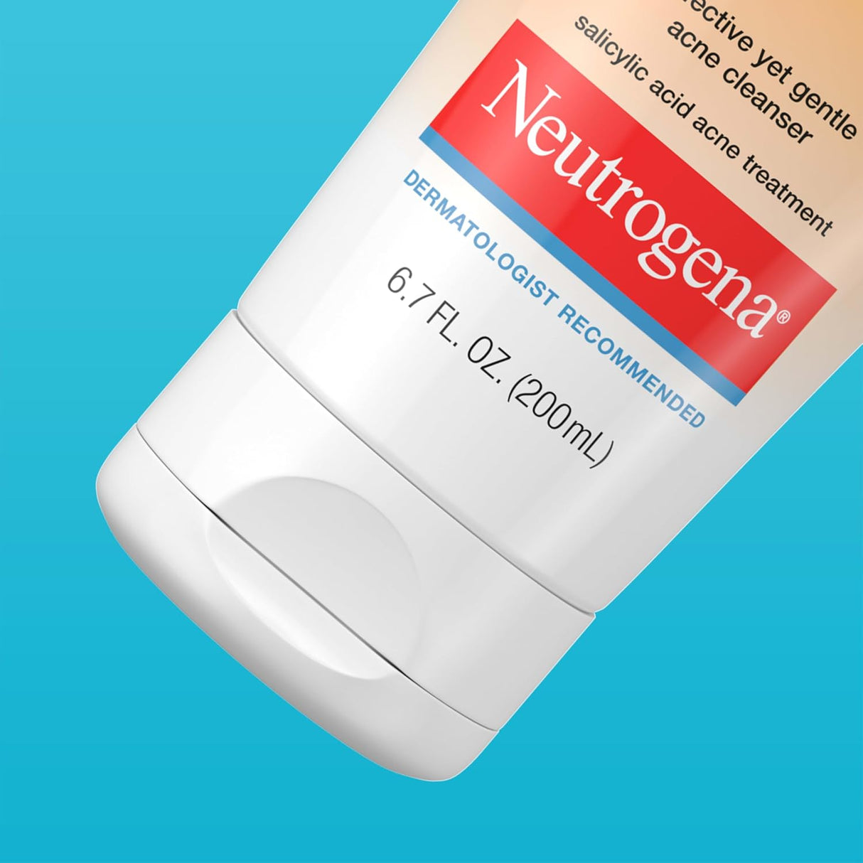 Neutrogena Oil-Free Acne Face Wash Cream Cleanser with 2% Salicylic Acid, 6.7 fl oz