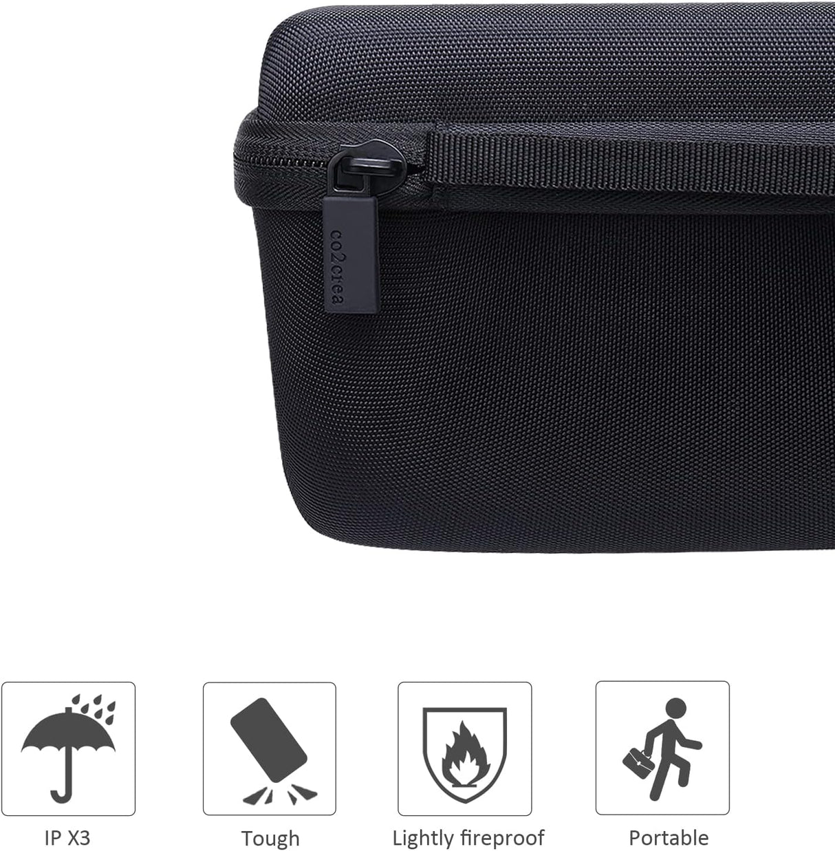 Hard Travel Case for Omron Upper Arm Blood Pressure Monitors – BP7150, BP710N, HEM-7120 Series