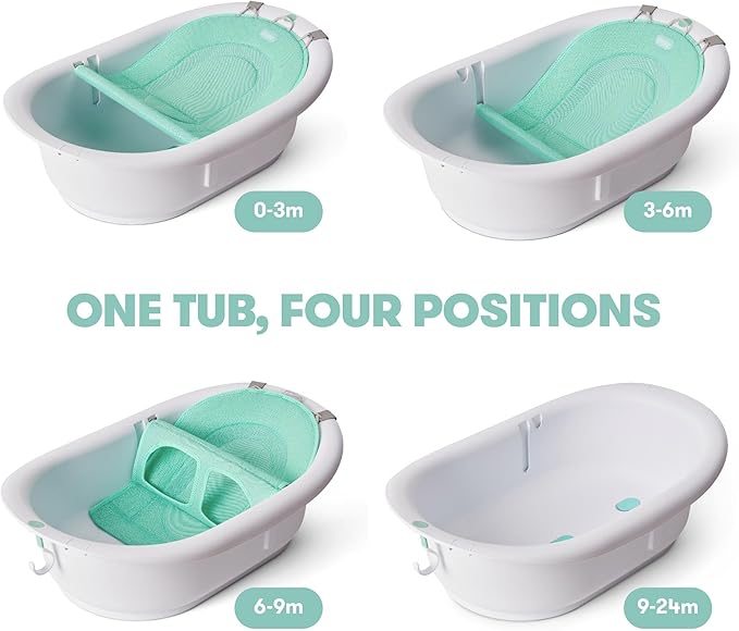 Frida Baby 4-in-1 Grow-with-Me Bathtub – Infant to Toddler