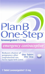 Plan B One-Step Emergency Contraceptive Tablet (1.5 mg)