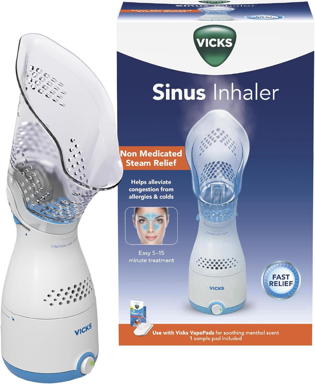 Vicks Sinus Inhaler – Non-Medicated Steam Relief