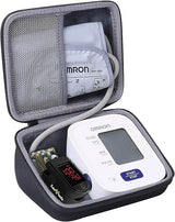 Hard Travel Case for Omron Upper Arm Blood Pressure Monitors – BP7150, BP710N, HEM-7120 Series