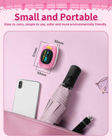 HealthTree Children's Fingertip Pulse Oximeter (Pink)