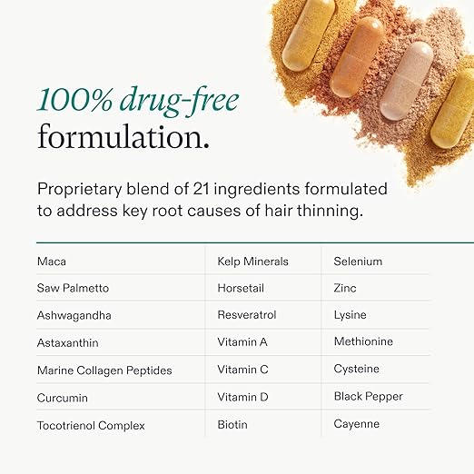 Nutrafol Women’s Balance Hair Growth Supplement – 1 Month Supply
