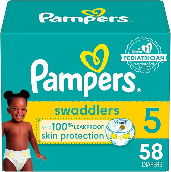 Pampers Swaddlers Diapers – Size 5