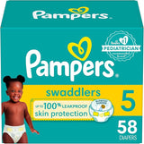 Pampers Swaddlers Diapers – Size 5