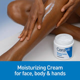 CeraVe Moisturizing Cream 19 oz – Daily Hydration for Face and Body with Hyaluronic Acid and Ceramides