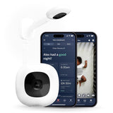 Nanit Pro Smart Baby Monitor with Wall Mount – Wi-Fi Video Camera and Breathing Tracker