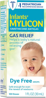 MYLICON Infant Gas Relief Drops – Dye-Free, 1 fl oz (100 Doses)
