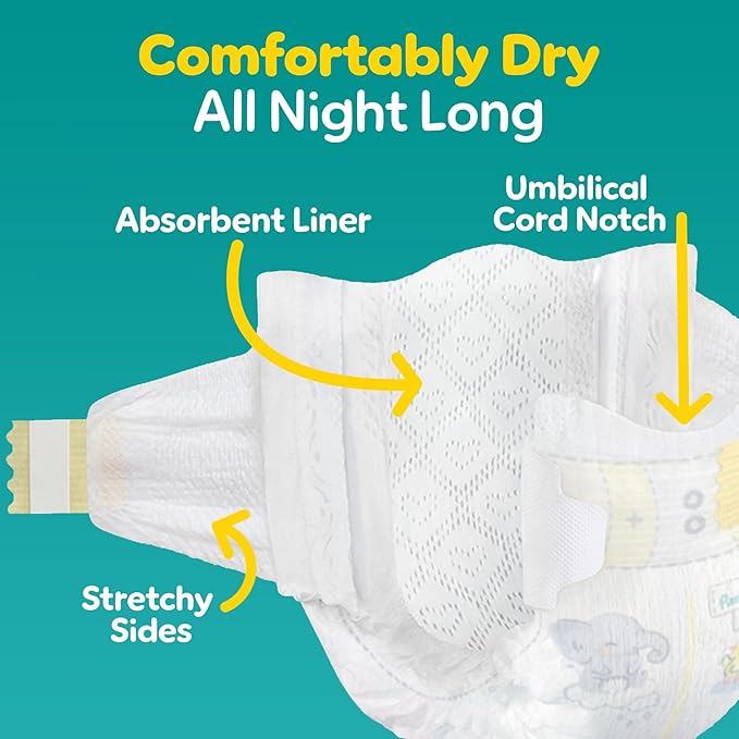 Pampers Swaddlers Newborn Diapers – Size 0 (Newborn)