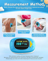 HealthTree Children’s Fingertip Pulse Oximeter (Blue)