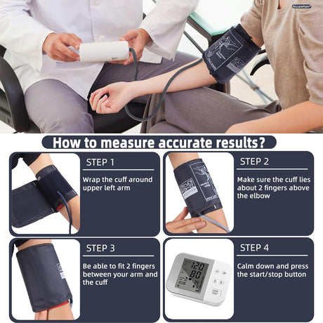 Replacement Blood Pressure Monitor Cuff with Connectors Pediatric to XXXL Sizes