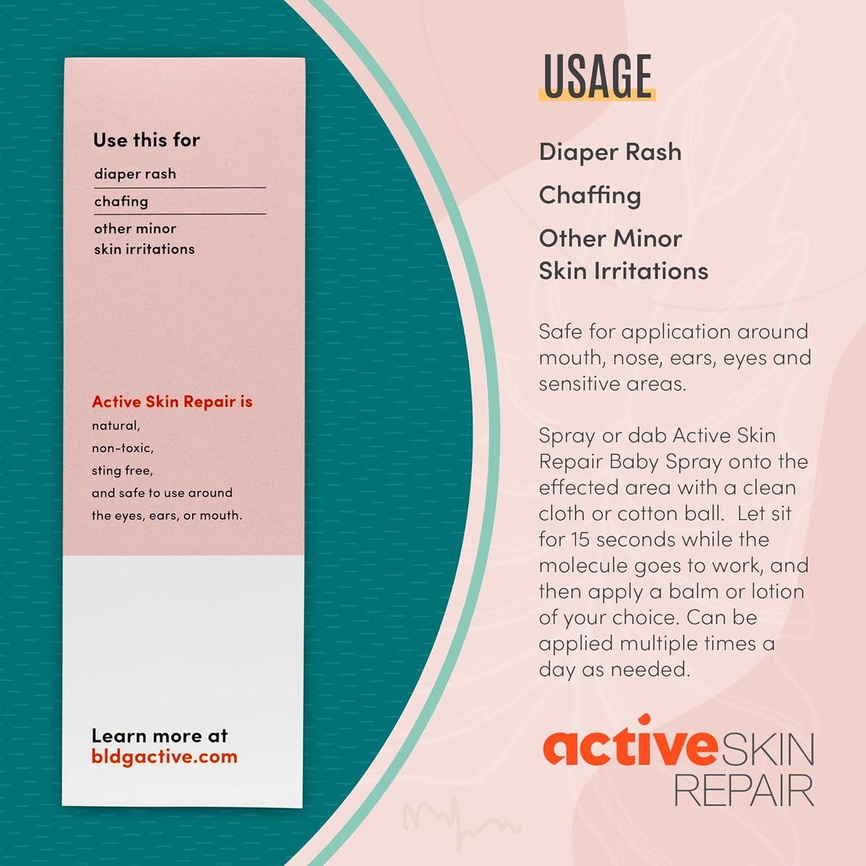 Active Skin Repair Baby First Aid Spray 3 oz – Natural Hypochlorous Acid
