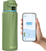 WATERH BOOST Smart Water Bottle Stainless Steel Hydration Tracker 32oz [Bluetooth]