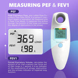 Nascool Digital Peak Flow Meter, Portable Lung Monitor
