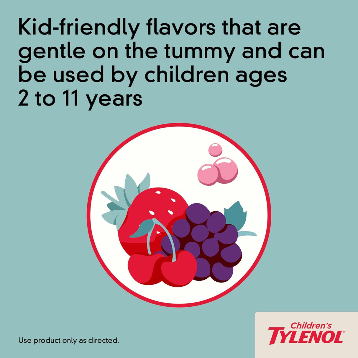 Children's Tylenol Liquid Pain & Fever Relief – Cherry, 4oz