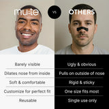 Mute Nasal Dilator Snoring Solution – Starter Pack (Small, Medium, Large)