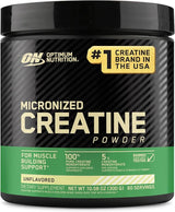 Optimum Nutrition Creatine Monohydrate – Unflavored, Micronized Powder