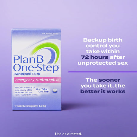 Plan B One-Step Emergency Contraceptive Tablet (1.5 mg)