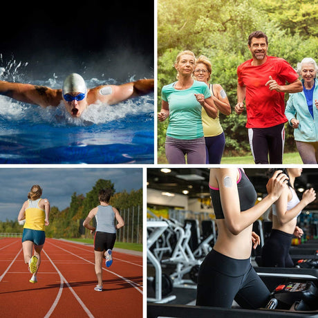 Adhesive Patches for Omnipod 5 – Waterproof 55‑Pack (Clear Transparent Overpatch)