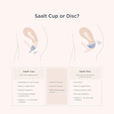 Saalt Soft Menstrual Cup – Small Desert Blush (Reusable)