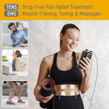 iSTIM EV-805 TENS EMS 4-Channel Rechargeable Combo Unit