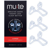 Mute Nasal Dilator Snoring Solution – Large 3 Pack