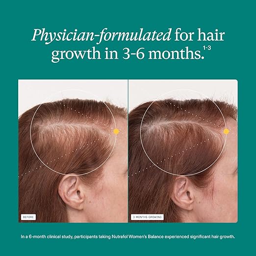 Nutrafol Women’s Balance Hair Growth Supplement – 1 Month Supply