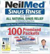 NeilMed Sinus Rinse Refill Packets (100 Count)