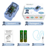 Kids Fingertip Pulse Oximeter (Blue)