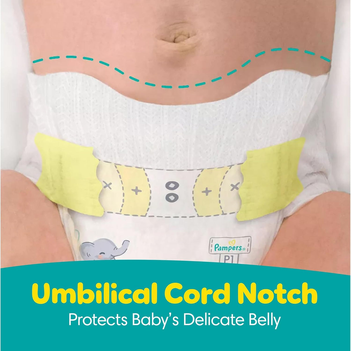 Pampers Swaddlers Newborn Diapers – Size 0 (Newborn)