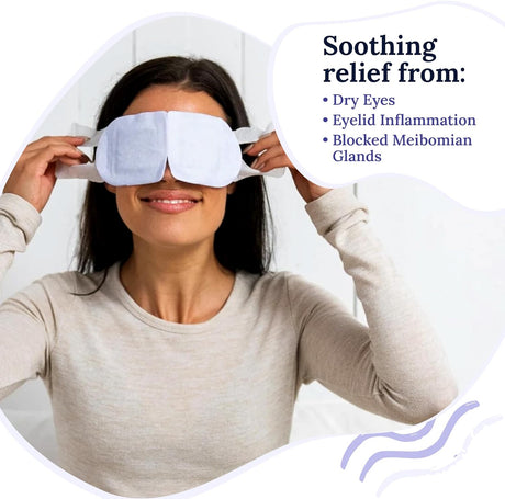 Cornea Care Rest Self Heating Warm Compress for Dry Eyes – 30 Count