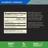 Optimum Nutrition Creatine Monohydrate – Blueberry Lemonade Flavor
