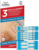 Clozex Emergency Laceration Closures – 3 Piece Assortment