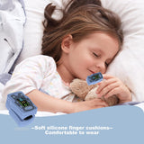 Kids Fingertip Pulse Oximeter (Blue)