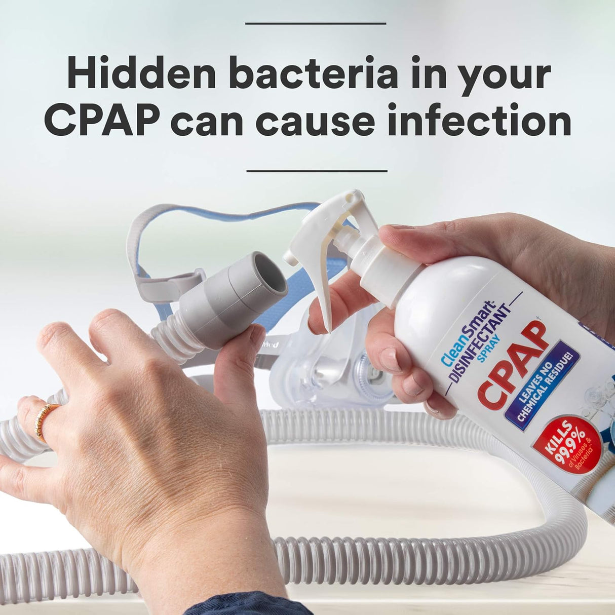 CleanSmart CPAP Disinfectant Spray – 16 oz (2-Pack)