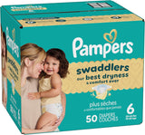 Pampers Swaddlers Diapers – Size 6