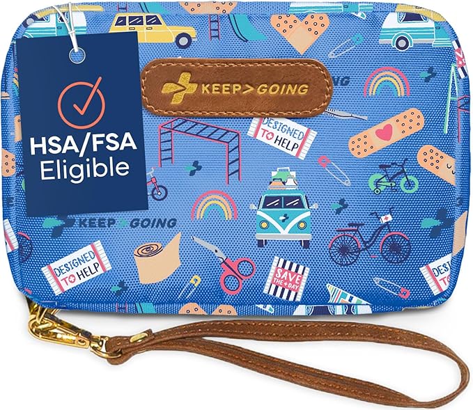KeepGoing Travel First Aid Kit for Kids – 130pc Mini Kit
