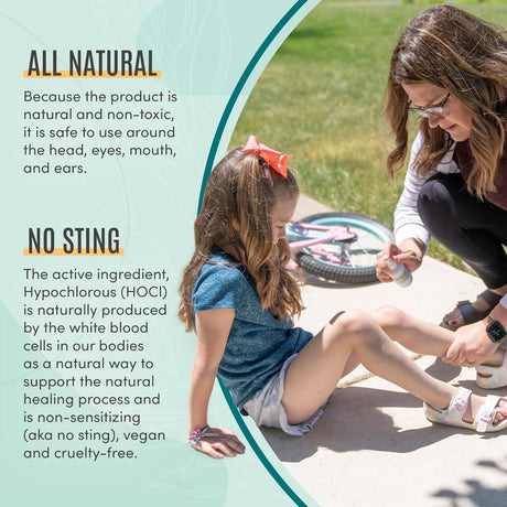 Active Skin Repair First Aid Healing Skin Spray 3 oz – Hypochlorous Acid