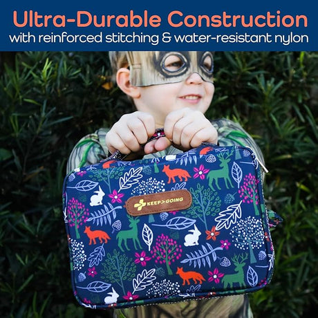 KeepGoing Large First Aid Kit for Kids – 270pc Woodland