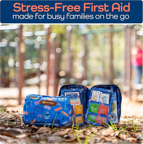 KeepGoing Travel First Aid Kit for Kids – 130pc Mini Kit