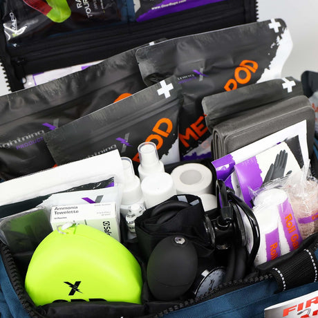 Lightning X MB35 X-Large EMT Trauma Bag with Fill Kit, Modular (Blue)