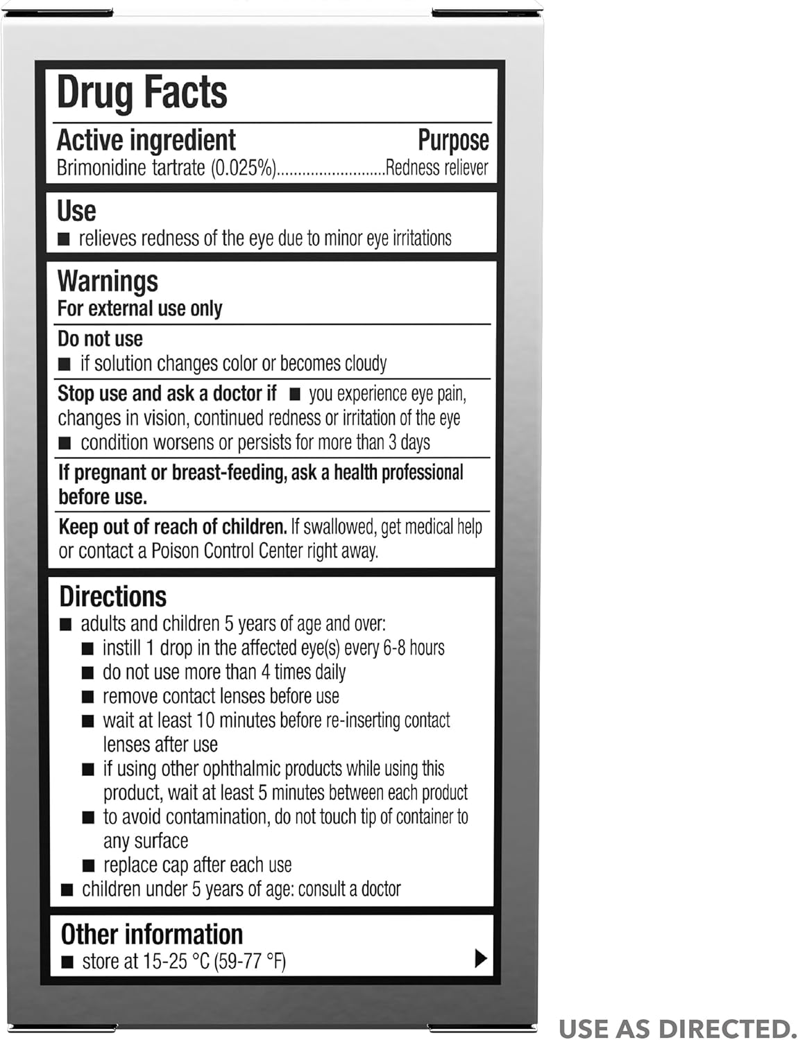 LUMIFY Redness Reliever Eye Drops 0.25 fl oz (7.5 mL)