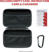 Hardshell Naloxone Response Case — Water-Resistant EVA with Double Pocket & Carabiner (7×4.5×2″)