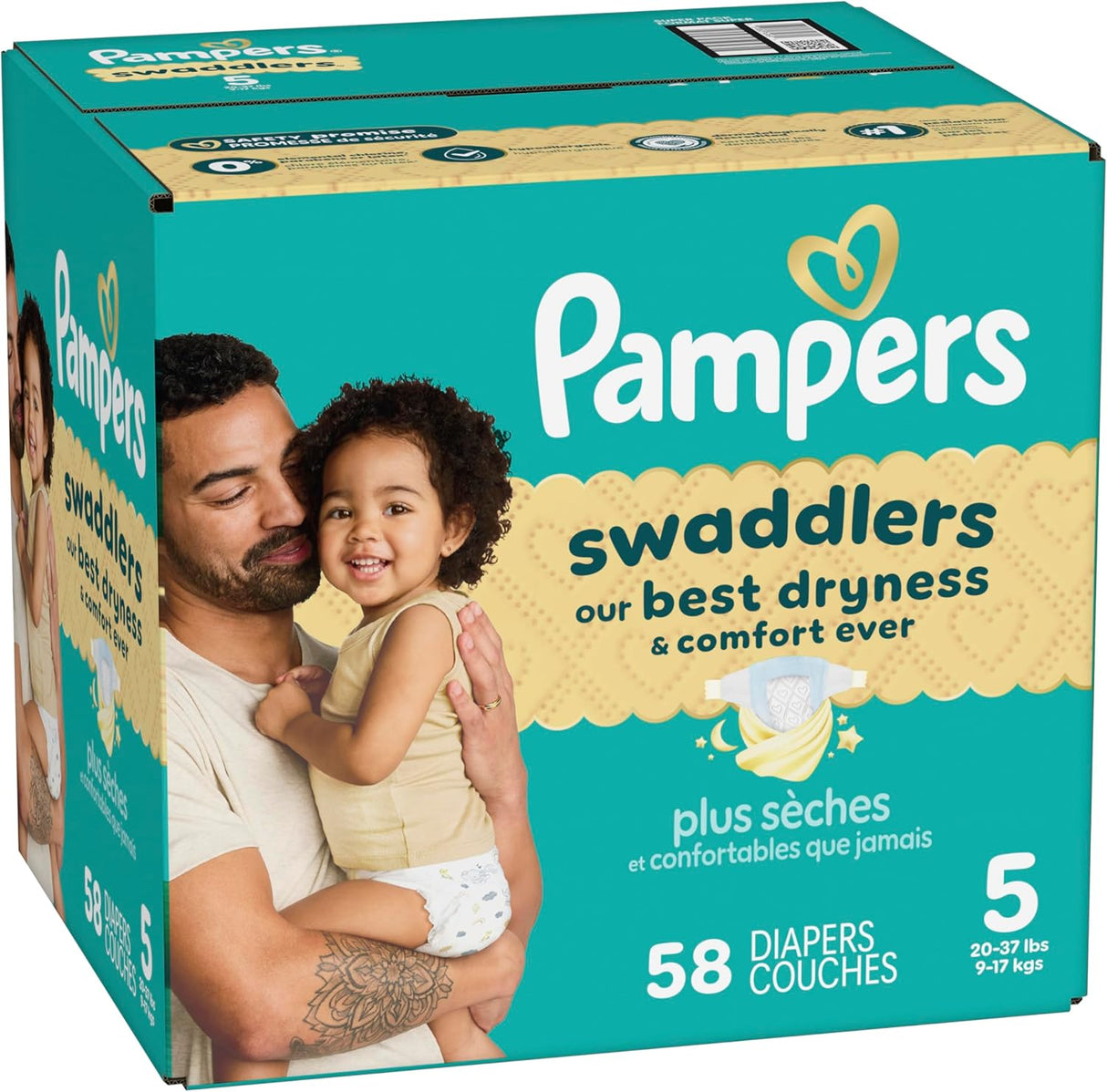 Pampers Swaddlers Diapers – Size 5