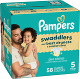 Pampers Swaddlers Diapers – Size 5